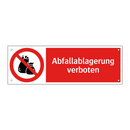 Abfallablagerung verboten