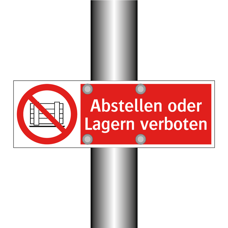 Abstellen oder Lagern verboten