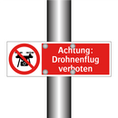 Achtung: Drohnenflug verboten