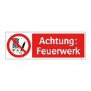 Achtung: Feuerwerk