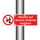 Alkohol auf diesem Gelände verboten
