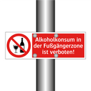 Alkoholkonsum in der Fußgängerzone ist verboten!
