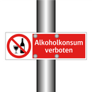 Alkoholkonsum verboten