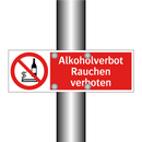 Alkoholverbot Rauchen verboten