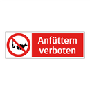 Anfüttern verboten