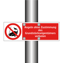 Angeln ohne Zustimmung des Grundstückseigentümers verboten