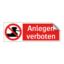 Anlegen verboten