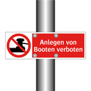 Anlegen von Booten verboten
