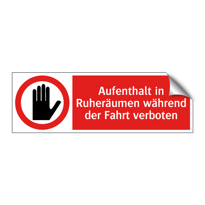 Aufenthalt in Ruheräumen während der Fahrt verboten