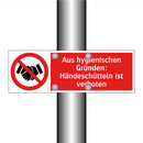 Aus hygienischen Gründen: Händeschütteln ist verboten