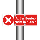Außer Betrieb Nicht benutzen