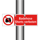 Badehose Shorts verboten