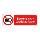 Batterie nicht wiederaufladen