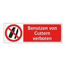 Benutzen von Cuttern verboten