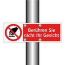 Berühren Sie nicht Ihr Gesicht