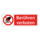 Berühren verboten