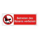 Betreten des Rasens verboten