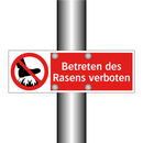 Betreten des Rasens verboten