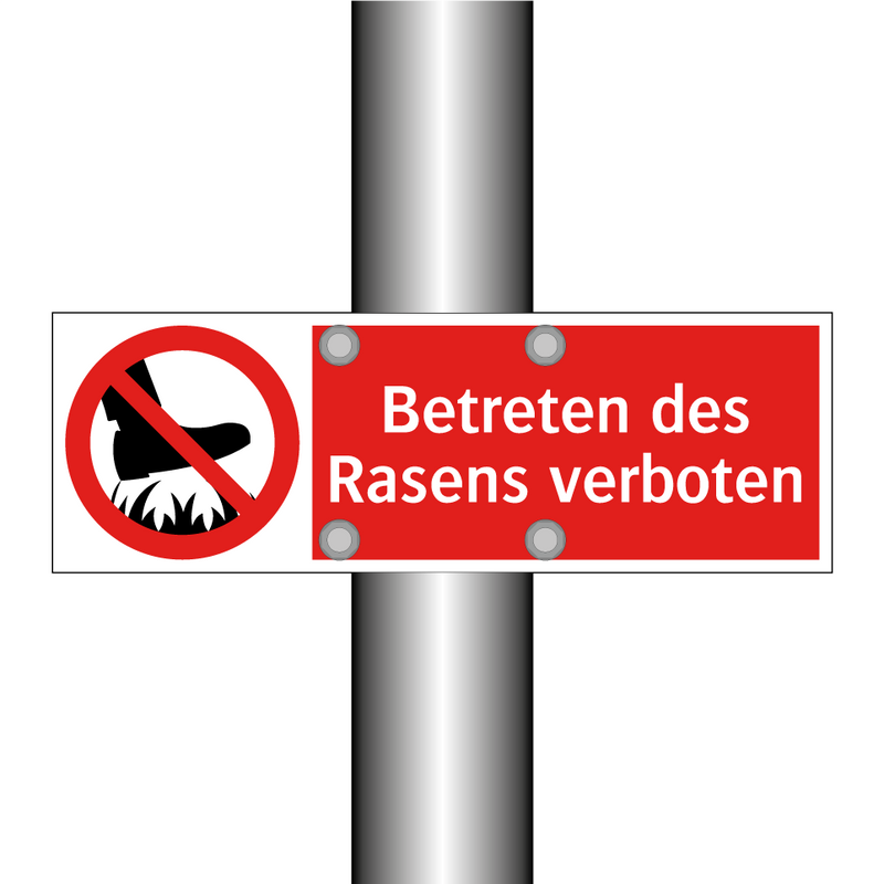 Betreten des Rasens verboten