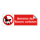 Betreten des Rasens verboten