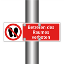 Betreten des Raumes verboten