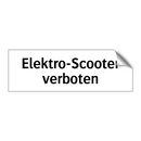 Elektro-Scooter verboten