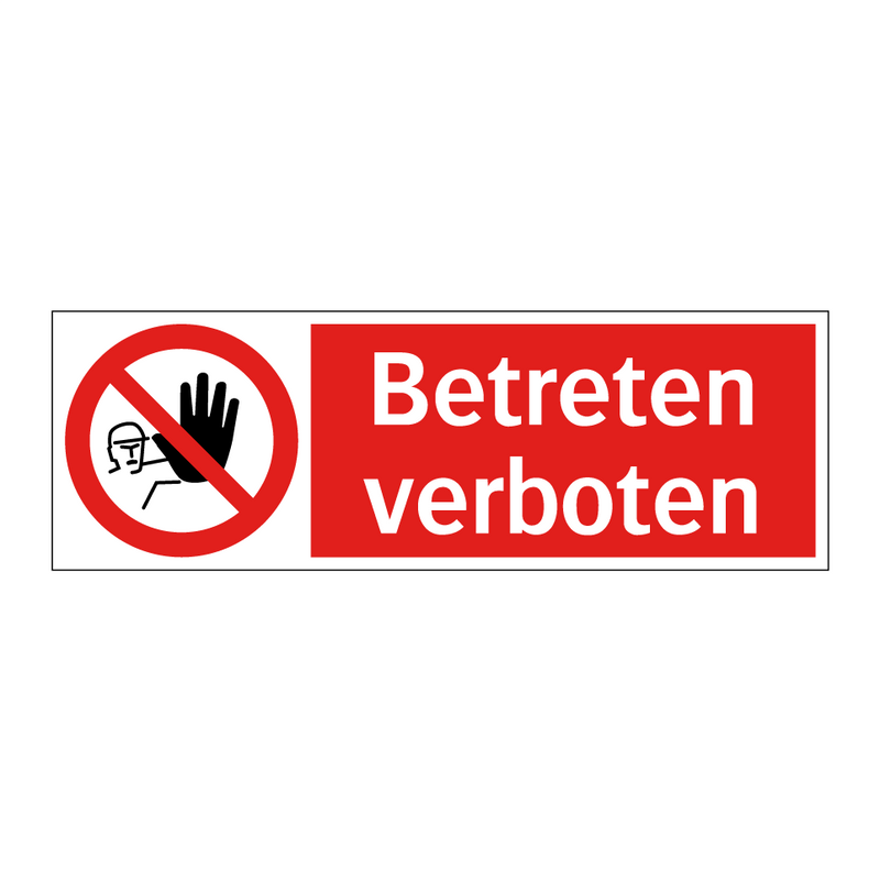 Betreten verboten