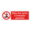 Bitte hier keine E-Tretroller abstellen