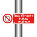 Bitte hier keine Plakate anbringen