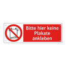 Bitte hier keine Plakate ankleben