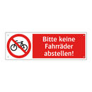 Bitte keine Fahrräder abstellen!