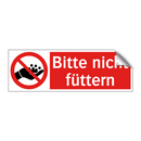 Bitte nicht füttern