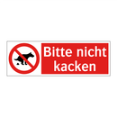 Bitte nicht kacken