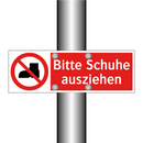 Bitte Schuhe ausziehen