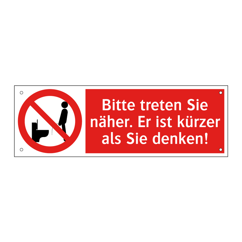 Bitte treten Sie näher. Er ist kürzer als Sie denken!