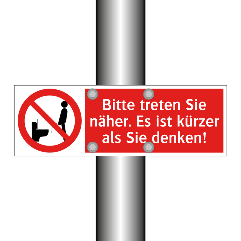 Bitte treten Sie näher. Es ist kürzer als Sie denken!