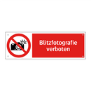 Blitzfotografie verboten