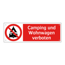 Camping und Wohnwagen verboten