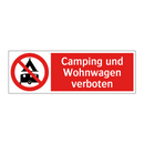 Camping und Wohnwagen verboten