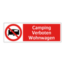 Camping Verboten Wohnwagen