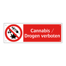 Cannabis / Drogen verboten