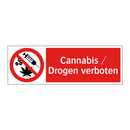 Cannabis / Drogen verboten
