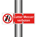 Cutter Messer verboten