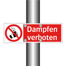 Dampfen verboten