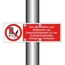 Das Abschießen und Abbrennen von Feuerwerkskörpern ist aus Sicherheitsgründen strengstens verboten!