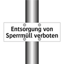 Entsorgung von Sperrmüll verboten