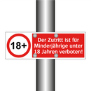 Der Zutritt ist für Minderjährige unter 18 Jahren verboten!