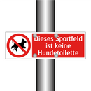 Dieses Sportfeld ist keine Hundetoilette