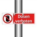 Dosen verboten