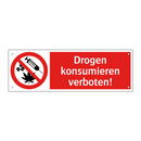 Drogen konsumieren verboten!